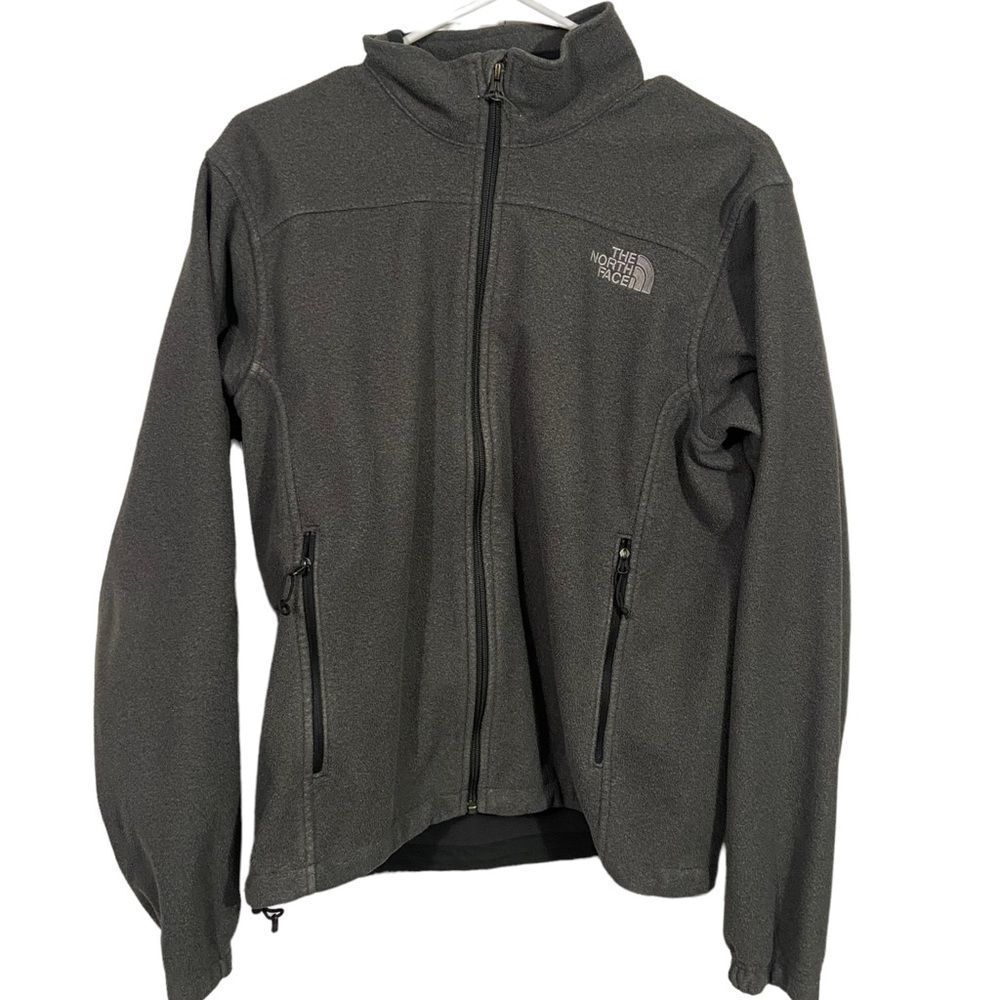 The North Face Grey Fleece Soft Shell Cold Weather Jacket